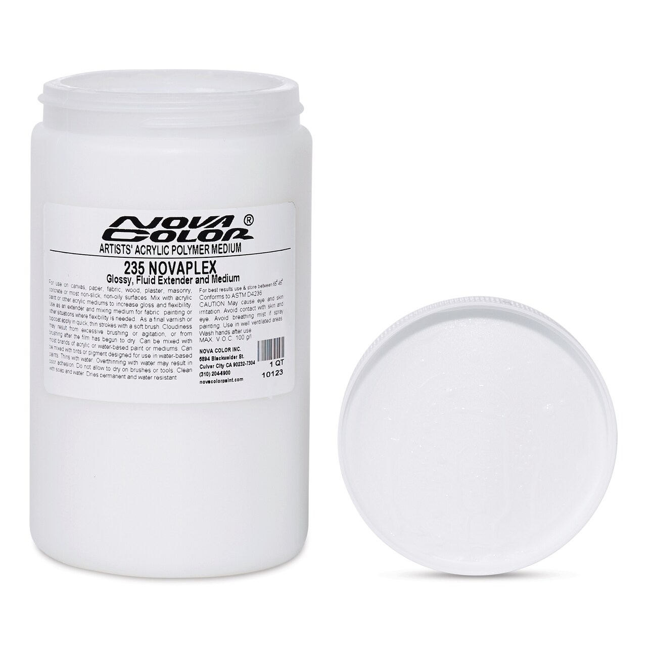 Nova Color Novaplex Acrylic Medium - 235, Fluid Extender and Medium, 32 oz